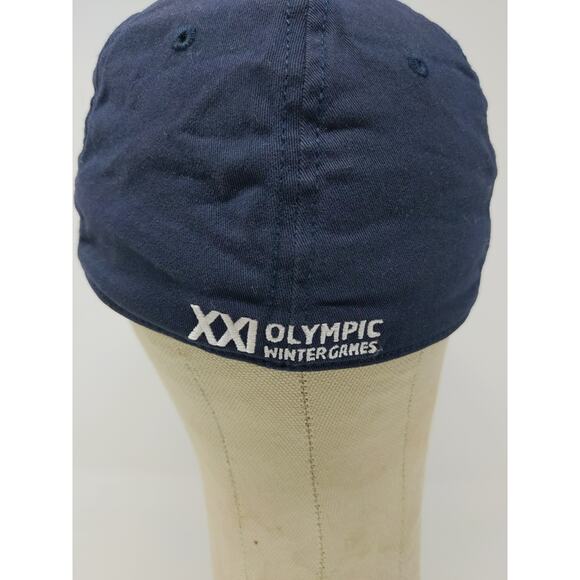 Vancouver 2010 XXI Olympic Winter Games Fitted Hat Size S-M Blue Embroidered - Picture 7 of 10